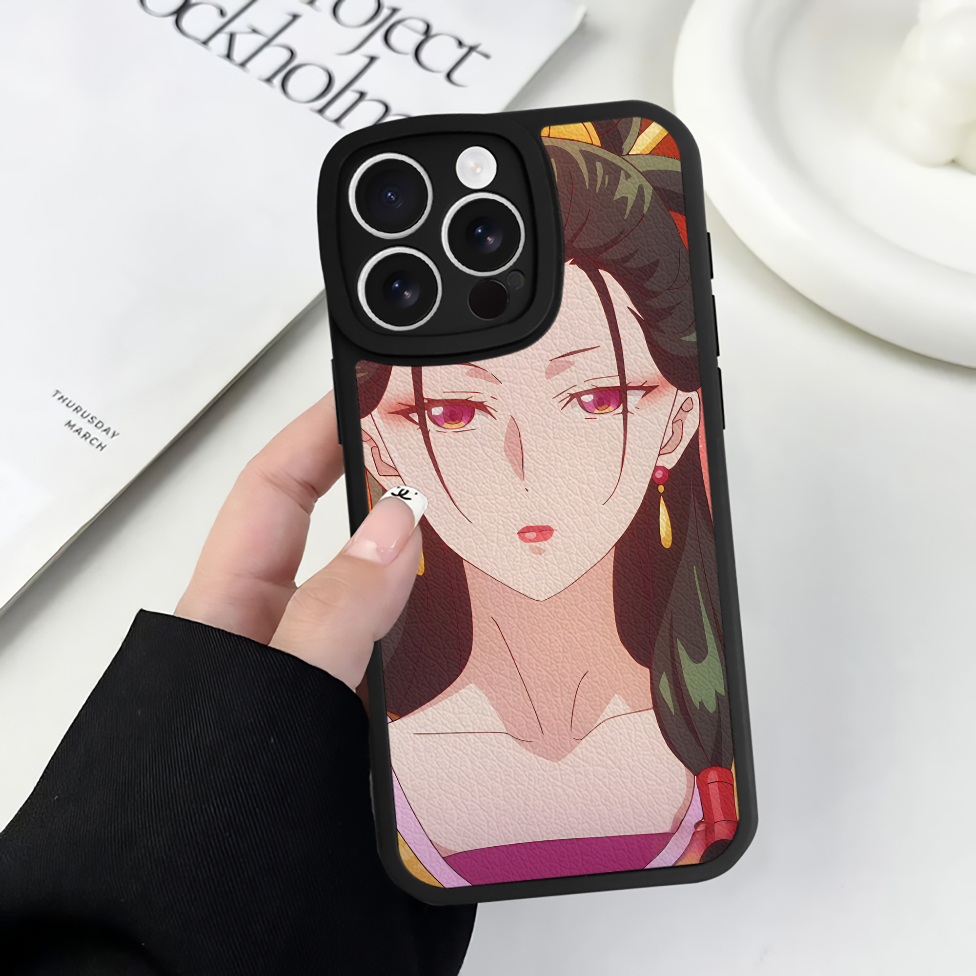 薬屋のひとりごと The Apothecary Diaries 【iPhone 16シリーズ対応】シリコンスマホケース（レザー調） 材質：シリコン